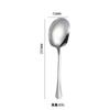 Comida Occidental Acero Inoxidable Cuchara Común Tenedor Serie 1010 Vajilla de Servicio Juego Mango Largo Cuchara Dividida Cuchillo para Pastel Palillos Comunes