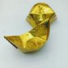 500 peças Lingote de Ouro a Laser Suprimentos Sacrificiais Lingote de Ouro Dobrado Artesanal Produto Acabado Papel de Joss Dinheiro do Inferno Papel Dourado 10*13