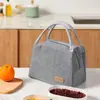 Nova Bolsa Térmica de Tecido Oxford, Bolsa de Gelo para Uso Externo, Bolsa Térmica Portátil Espessa, Bolsa para Refeição, Bolsa para Refeição de Levar, Bolsa Bento