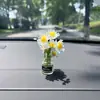 Nuevos Adornos de Coche Miniatura de Girasol, Decoraciones para el Interior del Coche, Decoraciones para el Tablero, Artículos Populares de Casa de Muñecas Transfronterizos