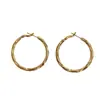 Brincos Grandes de Argola Estilo Coreano com Design Minimalista, Oferecendo uma Sensação de Luxo e Elegância, Modernos e Estilosos, Brincos de Cobre Únicos e Simples
