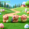 Huevo de Pascua de Peluche de Capibara para Decoración de Jardín, Adorno DIY, Pieza de Exhibición de Escritorio