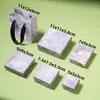 Caixa de armazenamento de joias em estilo chinês com tampa e base florais irregulares para pulseiras e colares, caixa de embalagem de acessórios deslizante