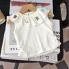 Colete de Menina Verão 2025 Novo Estilo Canguru de Bebê Algodão Puro Verão Roupa Externa Fina Regata de Bebê Sem Mangas