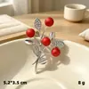 Flores como brocado buquê broche de pérola broche de lapela temperamento elegante fivela de alta qualidade pino de broche pino de broche anti-exposição fivela de lenço de seda
