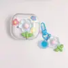 Para conjunto de fones de ouvido Lenovo LP40 Pro boneco de desenho animado capa macia lp40s/ht38 pingente Bluetooth sem fio