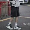 Shorts utilitarios casuales estilo cityboy japonés para hombre con botones, marca versátil de moda, shorts funcionales retro americanos hasta la rodilla para verano