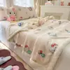 Manta Quente de Leite Espessa Outono/Inverno Classe A ins Desenho Animado Fresco Ovelha Fofa Manta Infantil