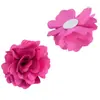 Novas Flores de Rosa de Tecido de Cetim Feitas à Mão Acessórios de Cabelo DIY Joias Flor de Cabeça Corsage Sapatos Chapéus Acessórios de Vestuário