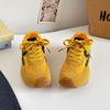 Zapatos Forrest Gump de Nicho Suela Suave Zapatos Casuales Primavera y Verano 2025 Nuevos Zapatos de Entrenamiento Alemanes Zapatilla Versátil Amarilla A9898