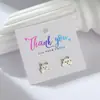 Pendientes de Gato de la Suerte Lindos y Versátiles para Niñas, Dulce Joyería de Orejas de Gato Mascota Pequeña Animal, Acero Inoxidable 304