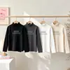 2026 Outono/Inverno Nova Camiseta Base Térmica Infantil De Rong Quente Estilo Coreano Meninos Tamanho Médio a Grande Camada de Base Versátil