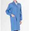 Batas de Laboratorio de Manga Larga para Hombres y Mujeres, Uniformes de Algodón para Estudiantes de Farmacia y Enfermería, Ropa de Trabajo para Fábricas de Alimentos, Batas Blancas, Estilo Largo Antiestático Médico