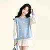 TUTU Elefantinho Roupas Infantis Jeans para Meninas 2026 Outono Novo Calças Largas Infantis Roupa de Outono Calças Longas com Strass