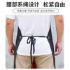 Delantal impermeable de PVC, compuesto negro, para cocina, productos acuáticos, alimentos, matadero, ropa de trabajo de protección laboral, delantal impermeable