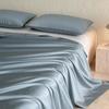 Sábanas de Cama de Algodón de Fibra Larga de Clase A, Paquete de 100 Piezas, Amigables con la Piel, de Gama Alta, Sábanas Ajustables de Algodón, Fundas de Almohada de una Pieza, Colchas, Fundas de Edredón de una Pieza