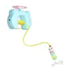 Juguetes para Gatos Transfronterizos, Palo Eléctrico Levantable para Jugar con Gatos, Juguete Colgante para Gatos de Autoentretenimiento y Alivio del Aburrimiento, Juguete para Gatos con Campana y Plumas
