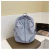 Mochila ligera de nailon impermeable estilo retro, color sólido, moderna, adecuada para ventas transfronterizas, gran capacidad, mochila de viaje, bolsa escolar casual