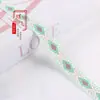 Accesorios de Cinta Jacquard con Hilo Plateado en Forma de Diamante de 2 cm para Ropa, Textiles del Hogar, Cortinas y Diversas Decoraciones DIY G3603