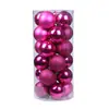 Juego de Bolas de Navidad Transfronterizo 3/4/6/8cm Decoraciones Navideñas Bolas de Colores Adornos para Árbol de Navidad Bolas Electroplateadas Bolas de Navidad