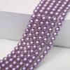 Contas Soltas Roxas Imitação Swarovski 3-14mm Com Furo Para Colar Pulseira Brincos Materiais Para Miçangas Artesanais Pérolas de Vidro Atacado