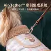 Chaleco de Felpa Rosa a Cuadros para Mascotas Pequeñas con Bolsillo y Anilla D para Correa