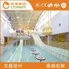 Fornecimento Design de Equipamentos de Tobogã para Parque Aquático Indoor Tobogã Aquático Interativo para Família Equipamentos de Brincadeira Aquática para Crianças
