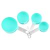 Juego de 8 Piezas de Cucharas Medidoras de Acero Inoxidable de Gran Capacidad y Tazas Medidoras de Plástico Fcm Cross-Border con Escala, Juego de Herramientas para Hornear para Uso Doméstico
