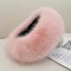 Sombrero de Punta Abierta Peludo Banda de Sombrero de Piel Sintética de Zorro Cálido Engrosado Sombrero de Punta Abierta sin Visera de Piel Sintética para Mujer Invierno