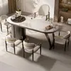 Mesa de Chá de Ardósia de Luxo Leve e Combinação de Cadeiras Sala de Estar Simples Moderna Varanda de Casa Mesa de Chá Pequena Mesa de Café de Escritório Mesa e Cadeiras