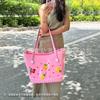 Bolsa de Playa Eva Estilo Coreano Ligera Gran Capacidad Bolsa de Agujeros Se Puede DIY Joyería Accesorios Estilo Vacaciones de Verano Bolsa Tote