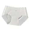 Braguitas de Verano Finas Sin Costuras de Secado Rápido con Forma de Durazno y Recorte de Corazón de Satén Hielo Seda Sensación de Segunda Piel para Mujer