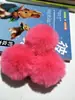 Pom-Pom de Pelo Sintético de Coelho DIY Pingente de Pom-Pom Adequado para Chapéus, Roupas, Sapatos, Bolsas, Chaves, Pingente de Tamanho Personalizável