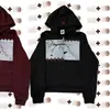 Moletom com Capuz Novo Outono e Inverno Estilo Retrô Moletom com Zíper Moda de Rua Comércio Exterior Transfronteiriço Moletom para Homens e Mulheres
