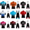 Jersey de Ciclismo Estilo Ano Novo de Verão Traje Personalizado de Manga Curta Absorvente de Umidade e Respirável Shorts de Equipe Jersey de Ciclismo Confortável Venda por Atacado