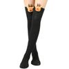 Medias navideñas transfronterizas, calcetines por encima de la rodilla, accesorios de ropa de fiesta para mujer, calcetines a rayas para festivales europeos y americanos, calcetines navideños de alce