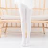 Pantalones de terciopelo de primavera y verano 2023, nuevos, elásticos, con agujeros para los pies, para niñas, calcetines de ballet y danza para niños.