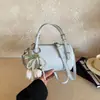 Bolso Pequeño Cuadrado Nuevo de Alta Gama Exquisito de Nicho para Mujer, Bolso de Mano y Bolso Cruzado Sencillo, Moderno, Versátil, Apto para el Trabajo