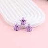 Pingente de Liga de Zinco Colorido Personalizado Fantasminha Fantasma Pintura Esmaltada Óleo Gotejante DIY Pingente para Fone de Ouvido Chaveiro Acessórios de Joalheria