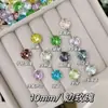 Taladro de uñas Millennium crystal corte rosa punta de ocho puntas fondo de ocho puntas diamante de cristal K9 super brillante accesorios para ropa al por mayor