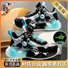 Zapatillas Deportivas para Niños 2024 Otoño Nuevas Zapatillas Deportivas de Doble Malla Transpirable Zapatillas de Running de Malla Luminosa para Niños