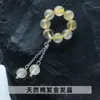 Anel de Pedras Naturais Redondas Série de Acessórios, Acessórios para Pulseira de Pedras Naturais, Acessórios para Pulseira de Cristal DIY, Torcido à Mão