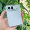 Adecuado para iPhone Duo, funda de teléfono transparente, alta transparencia, no amarillea, recortes precisos, cobertura total, protege el eje central, funda de adsorción magnética, venta al por mayor