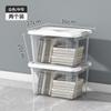 Caixa de Armazenamento Transparente Caixa de Armazenamento Extra Grande Organizador de Brinquedos Doméstico Caixa de Armazenamento de Plástico para Roupas e Lanches Porta-malas