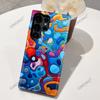 Funda Creativa Abstracta Popular de Ozone Dos en Uno para Teléfono Galaxy S24 S25 Cubierta Completa Resistente al Desgaste y a los Arañazos Dura