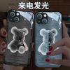 Capa de Celular Mecânica de Urso para Xiaomi 15 14Ultra Chamada Recebida Luminosa Redmi K60Pro Casal K40S Adequada