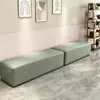 Banqueta de sofá banqueta retangular longa banqueta para provador banqueta especial de armazenamento para loja de roupas banqueta de emenda de extensão de sofá