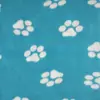 Manta de Forro Polar de Doble Cara para Mascotas Transfronteriza para Perros, Manta Caliente para Mascotas, Manta con Huellas de Patas de Gato y Perro, Colchoneta para Dormir, Esterilla para Mascotas