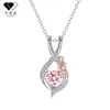 Knn-549 Collar de Moda de Lujo Ligero Estilo Mamá, Cadena para Clavícula Incrustada con Diamantes para el Día de la Madre Transfronteriza, Cadena Lateral que No se Desvanece