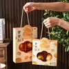 26 Lunas Nuevas Caja de Empaque de 4 Piezas 6 Piezas 50g Lunas de Nieve Lava Yema de Huevo Crujiente Caja de Regalo Festival de Mediados de Otoño En Stock Directo